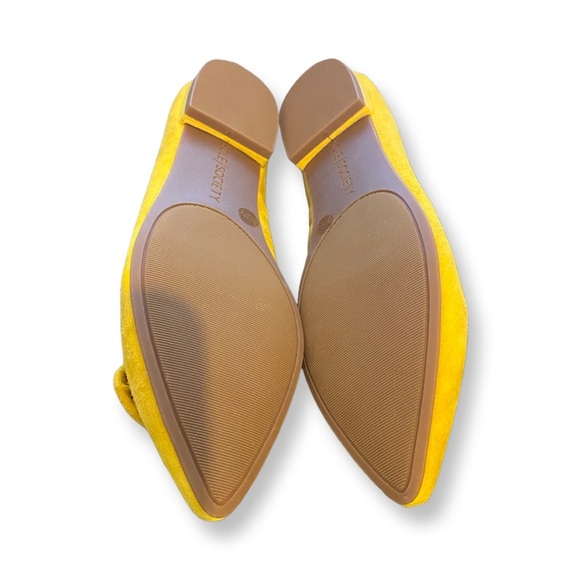 SOLE SOCIETY Mustard Yellow KAMELLAH ballet flats 7M - Picture 5 of 6